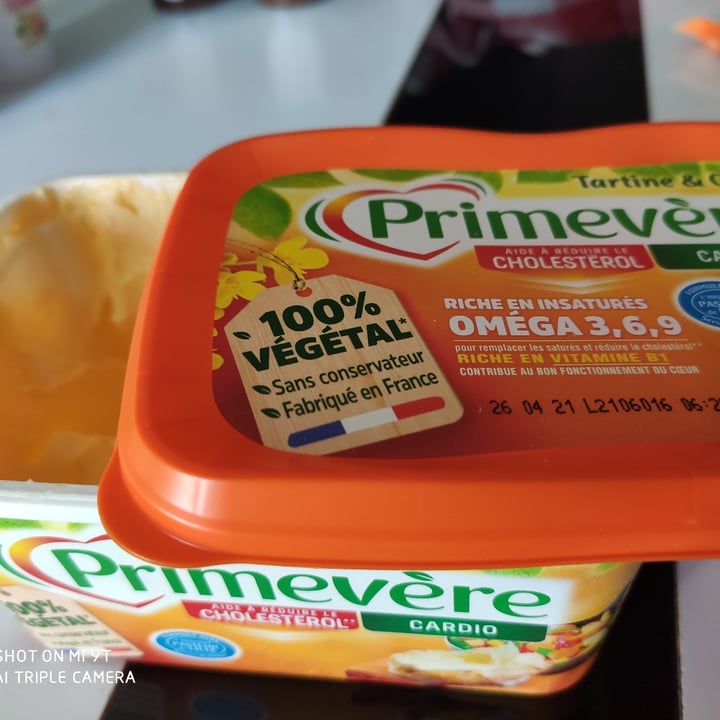 photo of Primevère Margarine tartine et cuisson shared by @sandrine on  06 Apr 2021 - review