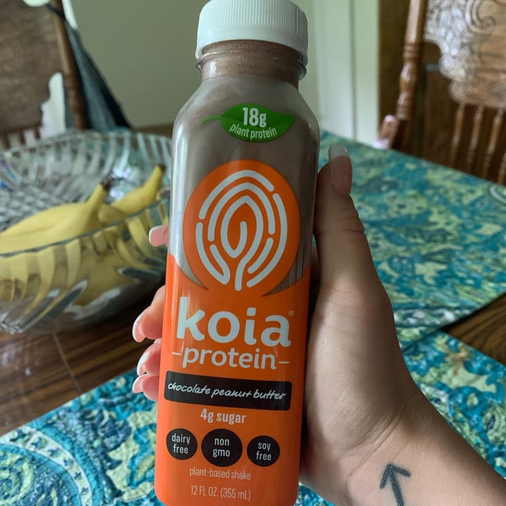 photo of Koia Chocolate Peanut Butter Protein Drink shared by @gardensoul on  31 May 2021 - review