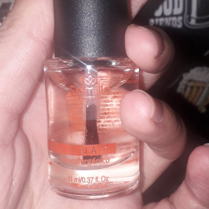photo of Semilla Base Coat shared by @rochyalmendra on  27 Jan 2022 - review