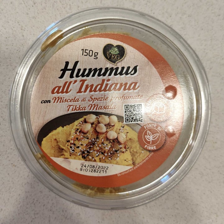 photo of ioVEG hummus all'indiana shared by @elena93 on  22 Aug 2022 - review