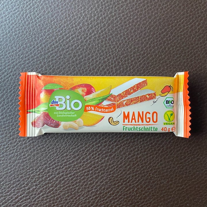 photo of dmBio Mango Fruitbar | Mango Fruchtschnitte shared by @lilium78 on  29 Jan 2022 - review