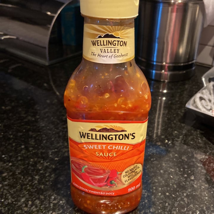 photo of Wellington's Sweet Chilli Sauce shared by @plantbasedstorm on  07 Feb 2021 - review
