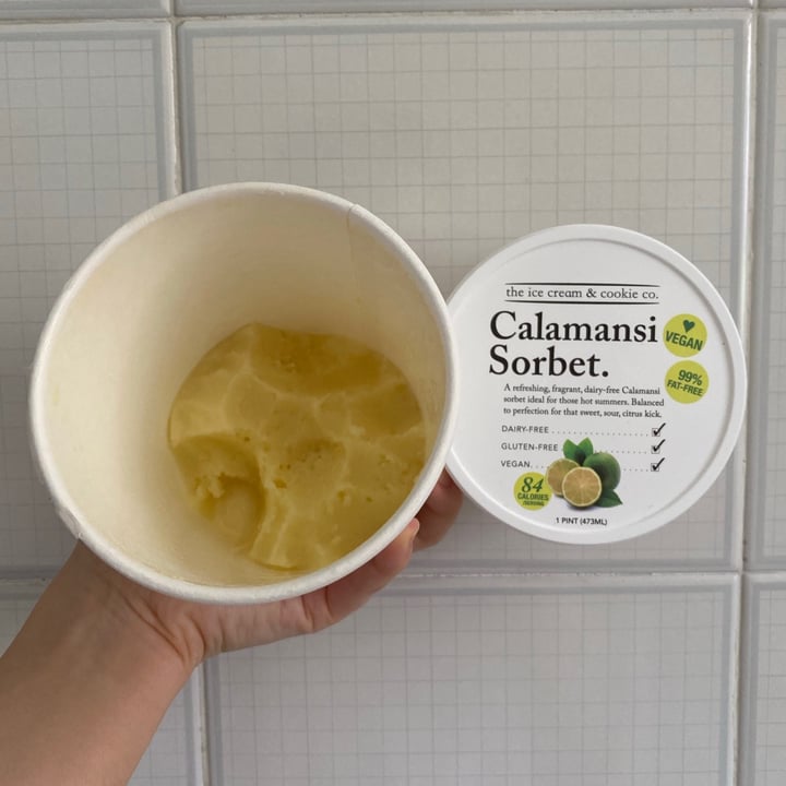 photo of The Ice Cream & Cookie Co Calamansi Sorbet shared by @sharerll on  24 Jul 2021 - review