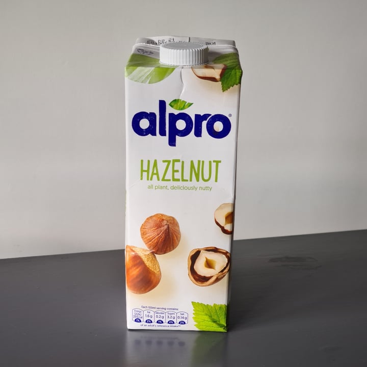 photo of Alpro Original Hazelnut Milk shared by @theknackeredvegan on  01 Jul 2021 - review