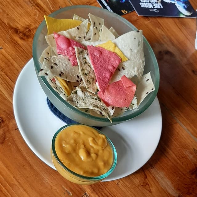 Photo of the dish “Chips and nacho dip”
