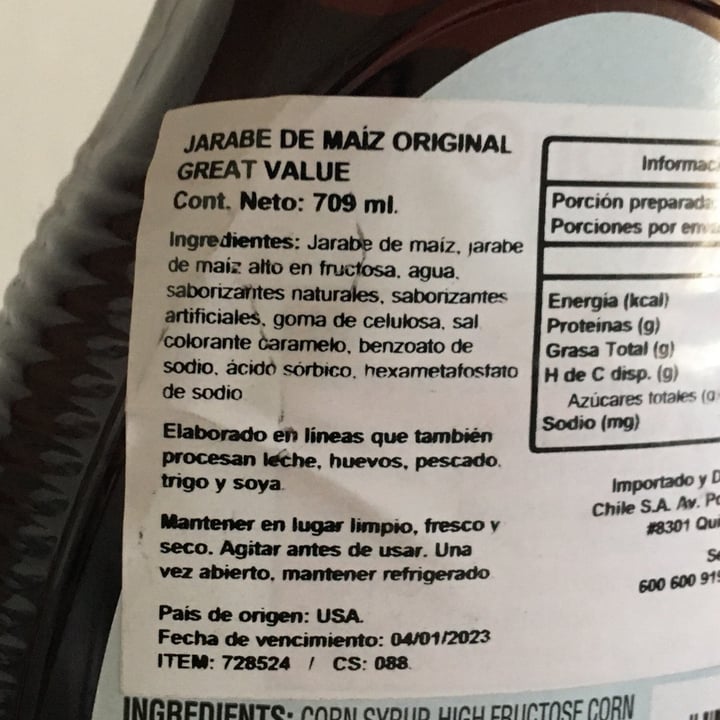 review photo of Great Value Original Syrup shared by @fasggy on 21 Apr 2021 - review