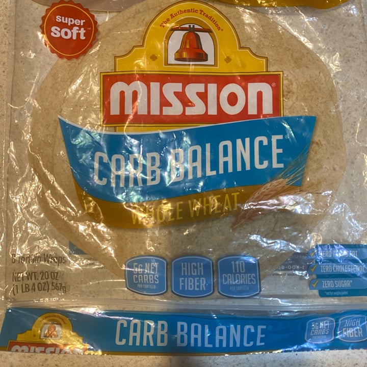 photo of Mission Foods Carb Balance Flour Tortillas shared by @mecornell on  14 May 2022 - review