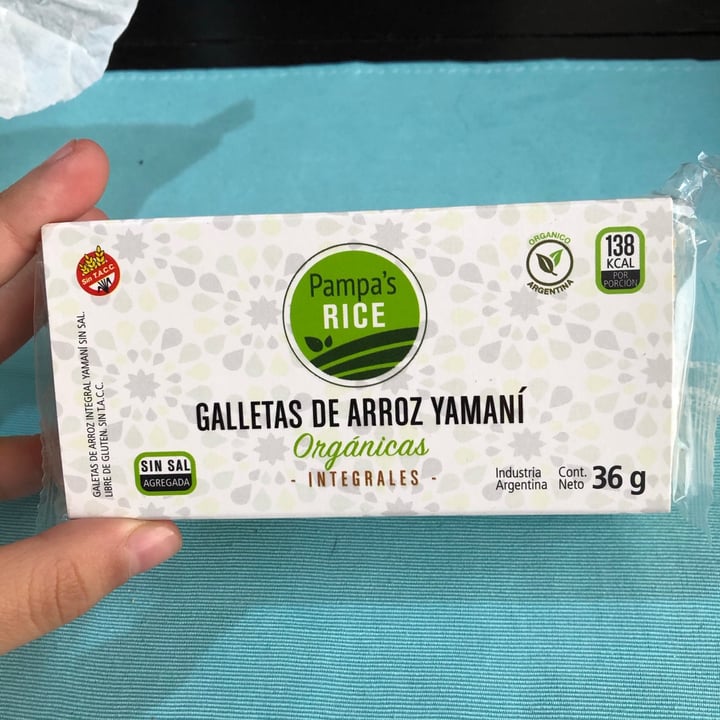 review photo of Pampa’ s rice Galletas De Arroz Yamani shared by @vickyruloveg on 31 May 2021 - review