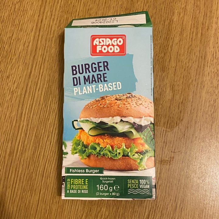 photo of Asiago food Burger di mare shared by @ciotolinaa on  12 Nov 2022 - review