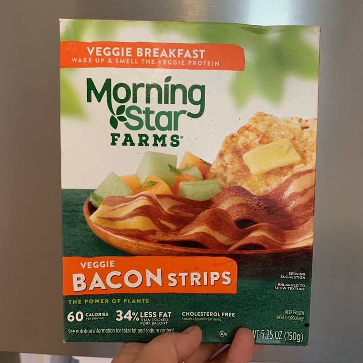 photo of MorningStar Farms Morningstar Farms Veggie Bacon Strips shared by @biversen on  13 Jun 2021 - review