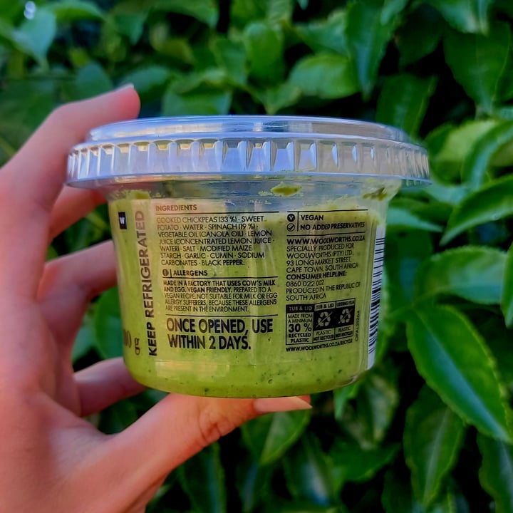 photo of Woolworths Spinach dip and spread shared by @teenagevegan on  21 Mar 2022 - review