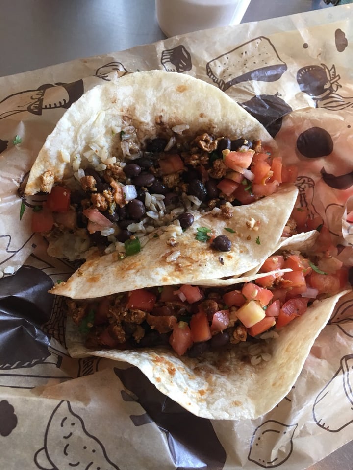 photo of Chipotle Mexican Grill Sofritas Tacos shared by @roostersrule on  30 Jul 2018 - review