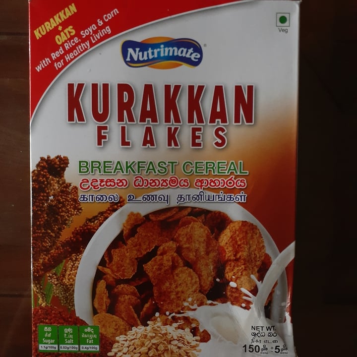photo of Nutrimate Nutrimate Cereal Kurakkan Flakes shared by @eleobaozi on  27 Oct 2022 - review