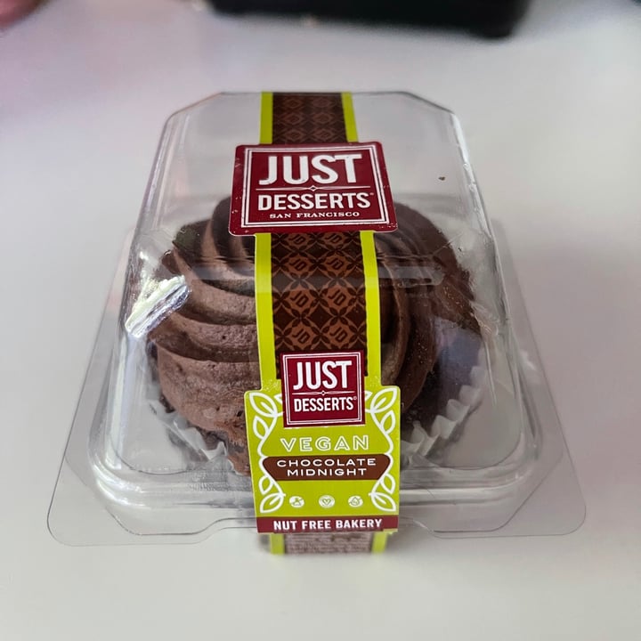 review photo of Just Desserts San Francisco Midnight Chocolate Cupcake shared by @katiefaye on 08 Jun 2021 - review