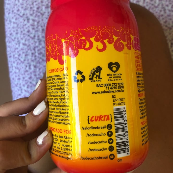 review photo of Salon line Máscara matizadora Vermelha shared by @vicfelix on 30 Jun 2022 - review