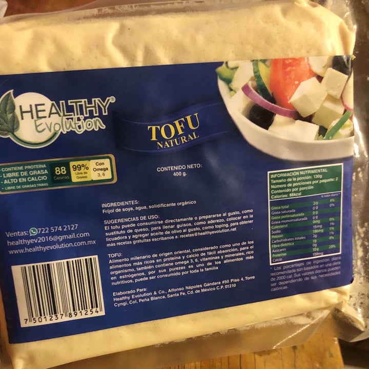 photo of Healthy Evolution Tofu shared by @alinerequena on  16 Oct 2021 - review