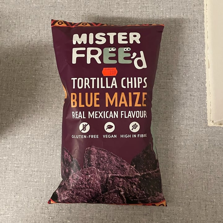 photo of Mister Free'd Tortilla Chips Blue Maze shared by @fbradaschia on  09 Oct 2021 - review