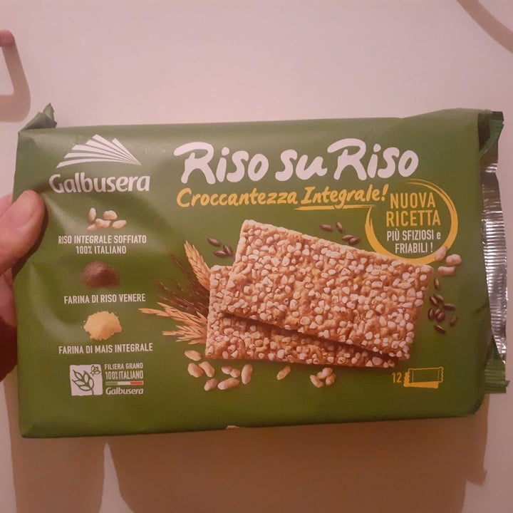 photo of Galbusera Crackers Riso su Riso croccantezza integrale shared by @lamanu on  20 Dec 2021 - review