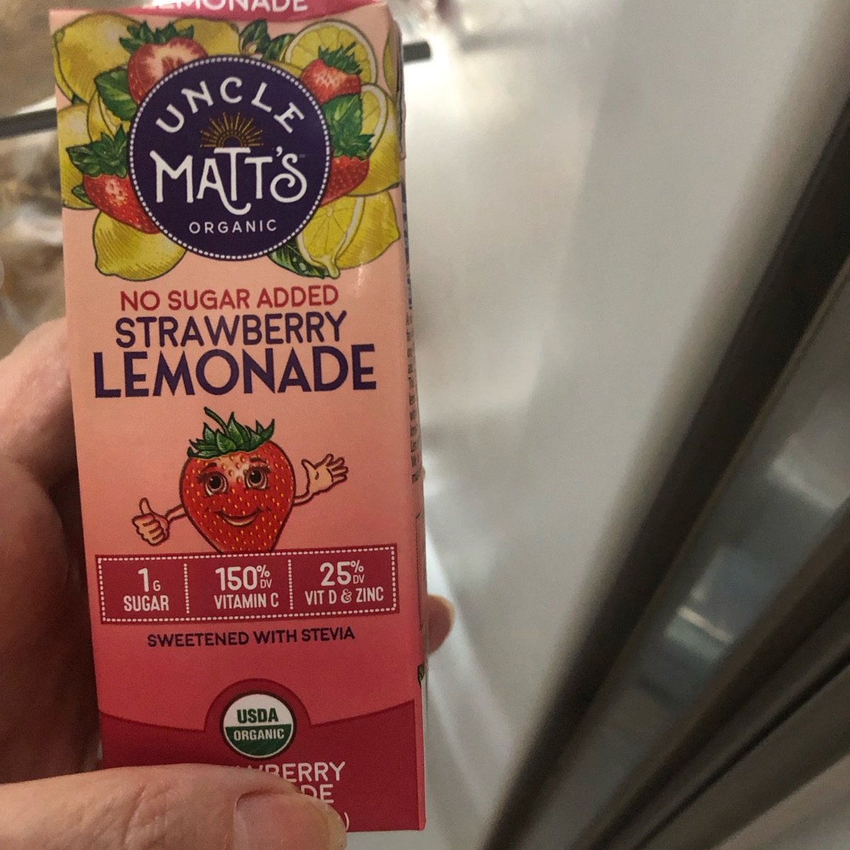 Uncle Matt's Organic No Sugar Added Strawberry Lemonade Reviews abillion