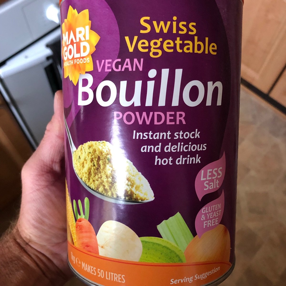 Marigold Health Foods Organic Swiss Vegetable Vegan Bouillon Powder