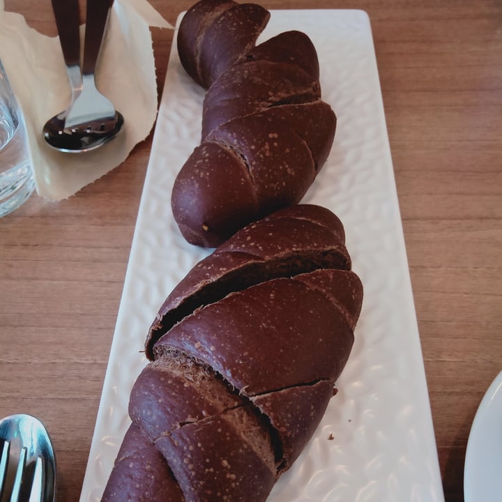 photo of Loving Nature Fortunate Coffee Cafe SG Chocolate bread shared by @veganspicegirl on  13 Dec 2021 - review