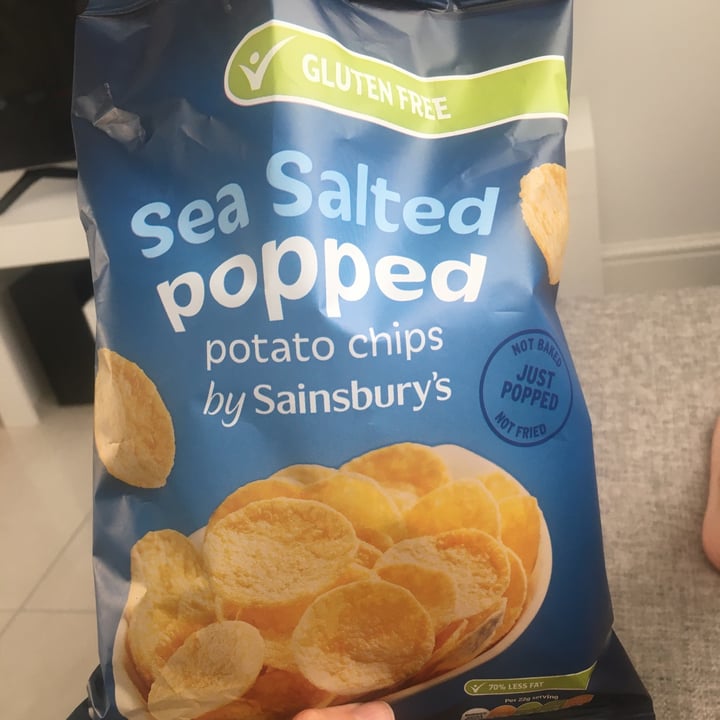 photo of Sainsbury's Sea Salted Popped Potato Chips shared by @se7enity on  20 Jul 2021 - review