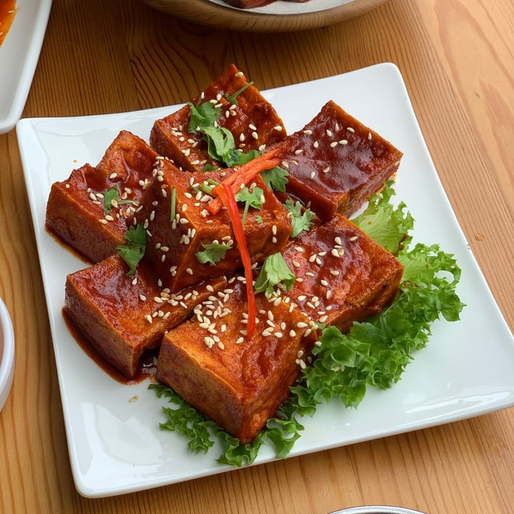 photo of The Boneless Kitchen Dubu Jorim (Spicy Pan Fried Tofu) shared by @heruvimdi on  20 Oct 2020 - review
