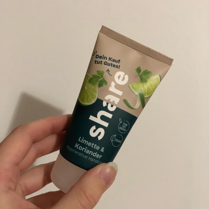 photo of Share Pflegende Handcreme Limette & Koriander shared by @nessaveg on  22 Apr 2022 - review