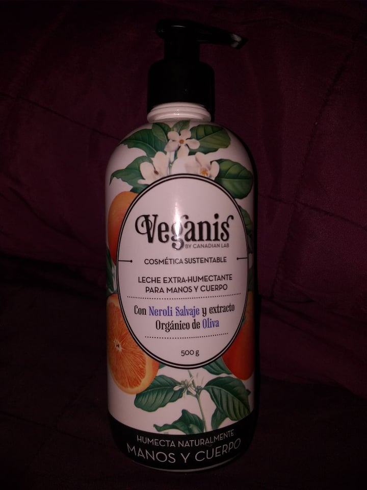 photo of Veganis LECHE EXTRA HUMECTANTE PARA MANOS Y CUERPO con Neroli Salvaje con extracto Orgánico de Oliva shared by @brencomepastito on  24 Mar 2020 - review