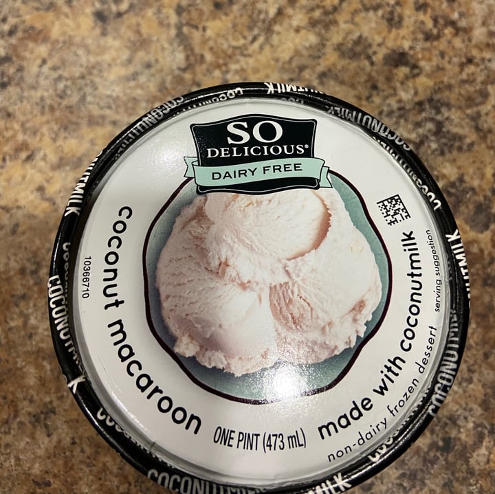 photo of So Delicious Dairy Free Coconut Macaroon Ice cream shared by @shannadae on  10 May 2020 - review