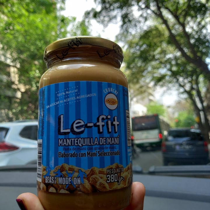 photo of Le-Fit Mantequilla De Maní Crunchy shared by @martiterraza on  14 Oct 2021 - review