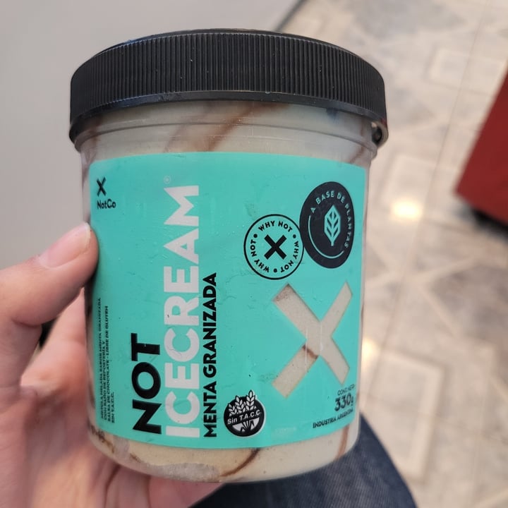 review photo of NotCo Not Ice Cream Menta Granizada shared by @matuvlllb on 24 Oct 2022 - review