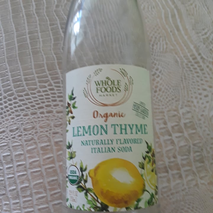 photo of Whole Foods Market Organic lemon thyme italian soda shared by @mikaladawn on  25 May 2020 - review