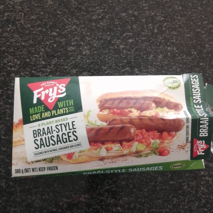 photo of Fry's Family Food Braai-Style Sausages shared by @thekeenbean on  08 Nov 2022 - review