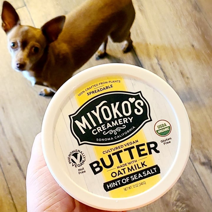 photo of Miyoko's Creamery Cultured Vegan Butter Made With Oat Milk Hint of Sea Salt shared by @agreene428 on  08 Apr 2021 - review