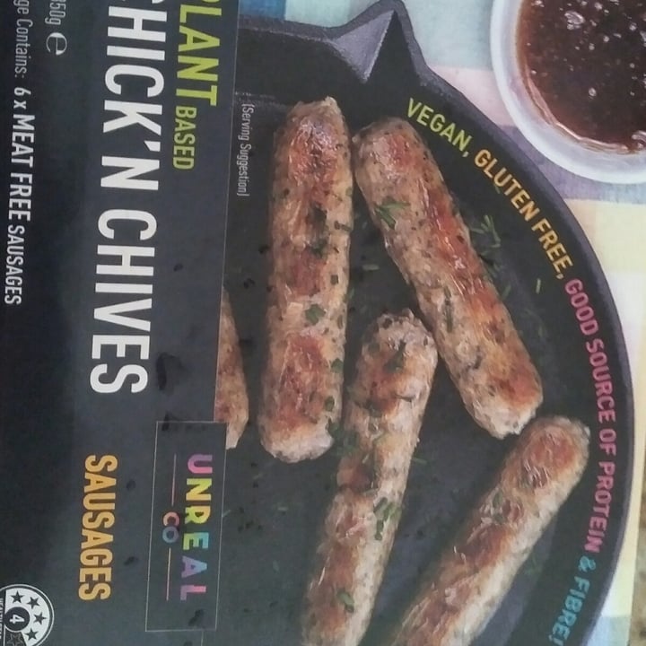 photo of Unreal Co. Chick’n Chives Vegan Sausages shared by @divyashwaree on  24 Jun 2021 - review