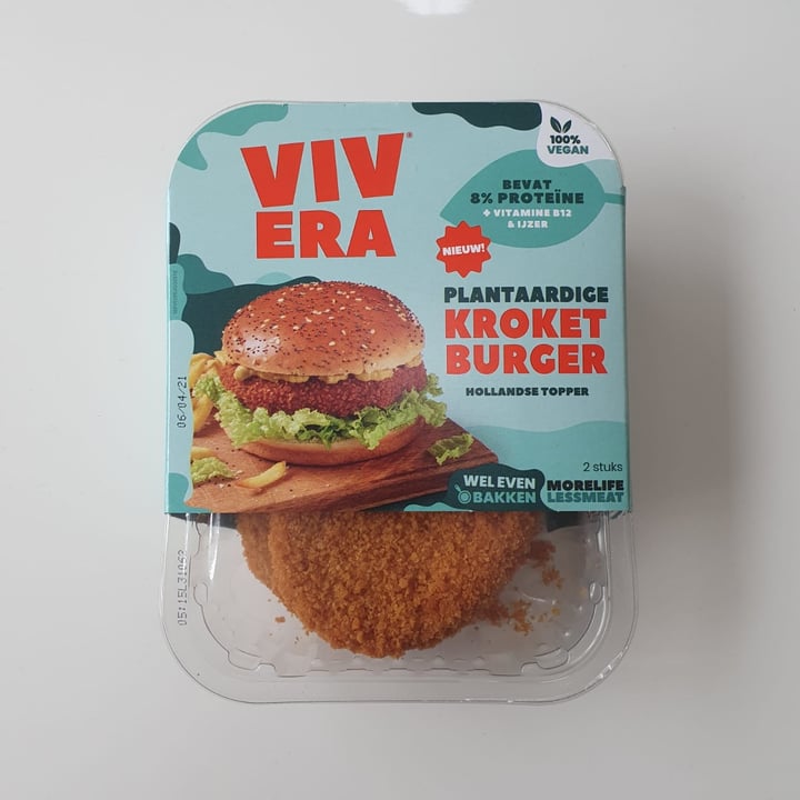 photo of Vivera kroket burger shared by @ishara- on  18 Mar 2021 - review