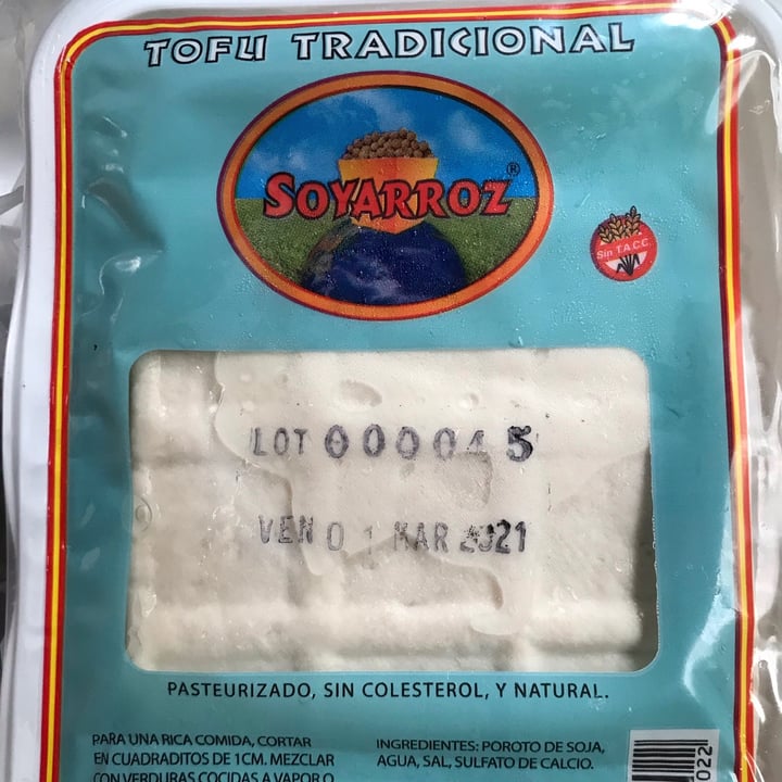 photo of Soyarroz Tofu Tradicional shared by @milivegg on  25 Feb 2021 - review