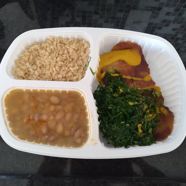 Photo of the dish “Frango Vegano ao Molho de Mostarda”