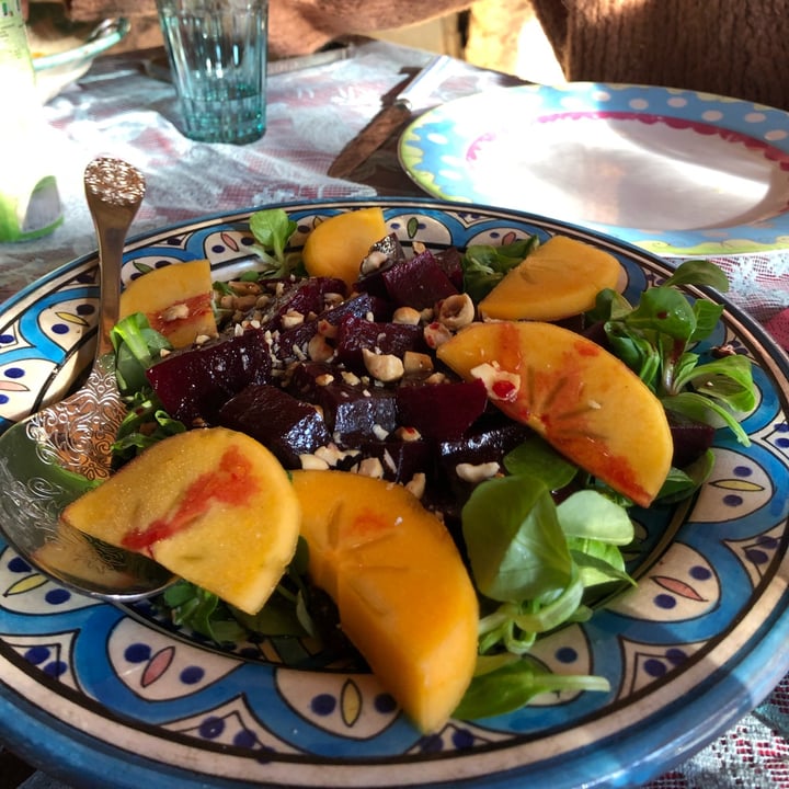 review photo of Can Portell by 123ole, Casa Rural/B&B Ensalada de remolacha, caqui y canónigos shared by @juanagilcabrera on 28 Dec 2021 - review