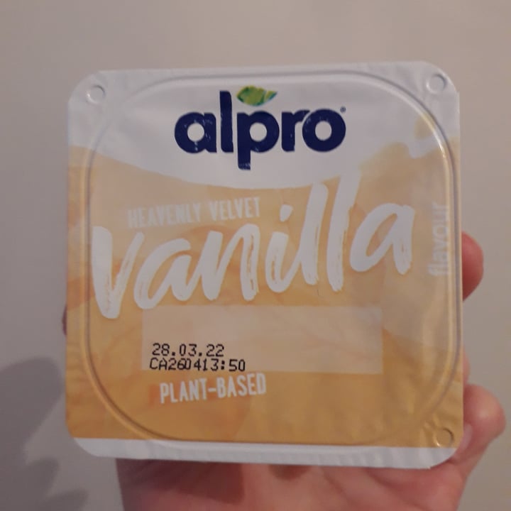 photo of Alpro Alpro vanilla shared by @veggiesandra on  25 Dec 2021 - review