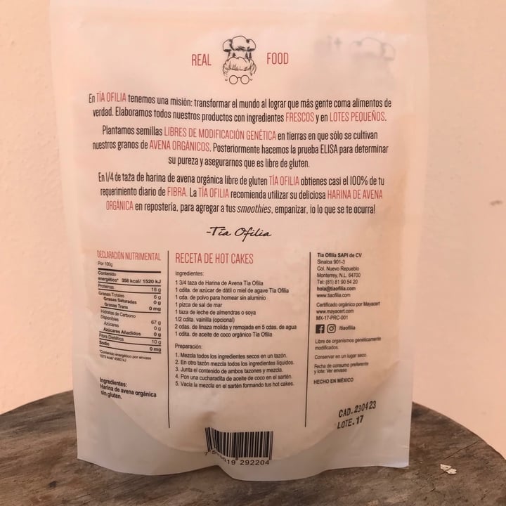 review photo of Tía ofilia Harina de Avena shared by @mar-ascencio on 05 Jul 2021 - review