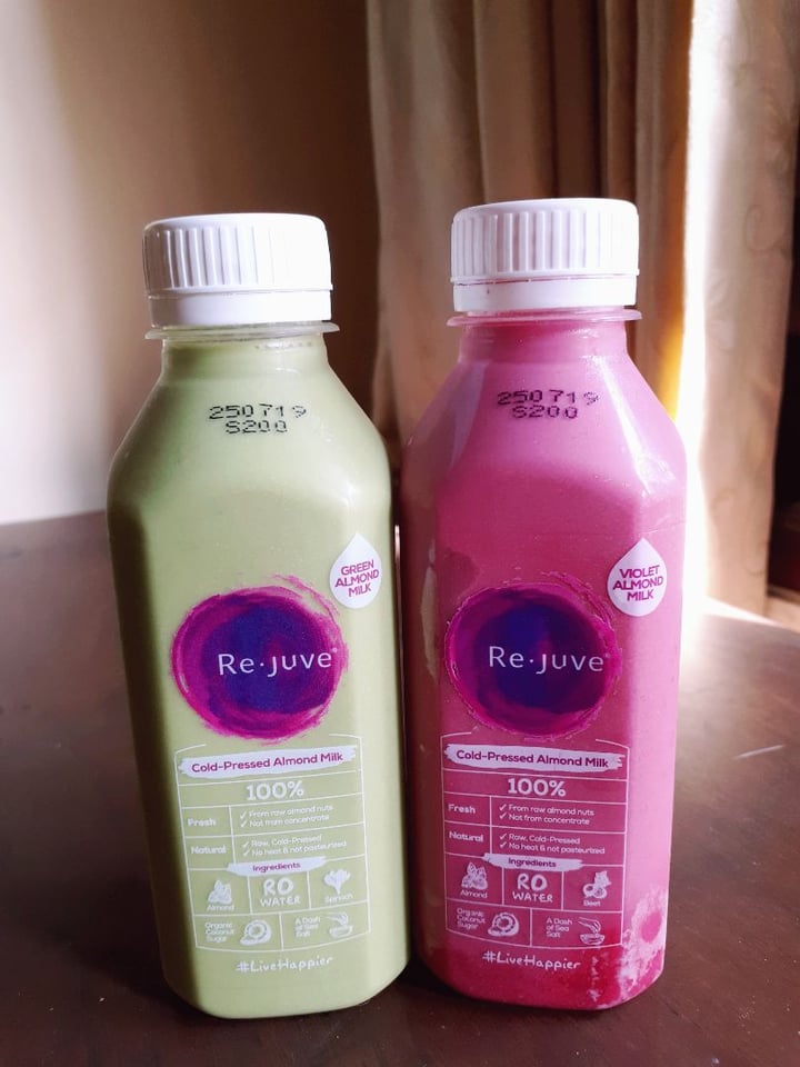photo of Rejuve Violet Almond Milk shared by @kyndlyvegan on  21 Jul 2019 - review