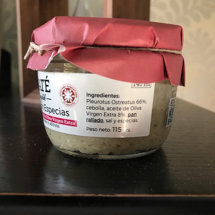 review photo of La Conservera del Prepirineo S. Corp Paté Vegetal de Setas con Especias shared by @veggo on 09 May 2020 - review