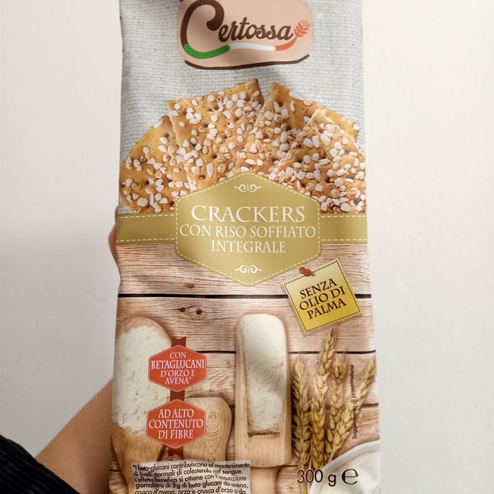 photo of Certossa Crackers di riso soffiato integrale shared by @marsss on  27 Mar 2022 - review