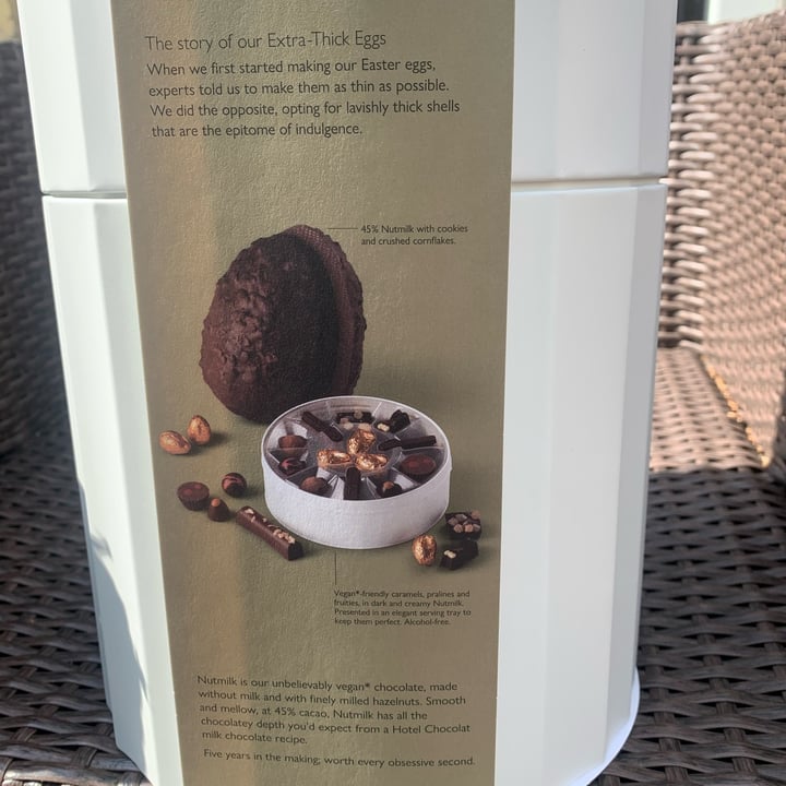 photo of hotel chocolat The Ostrich Egg, Unbelievably Vegan shared by @veganfooduk on  03 Jun 2022 - review