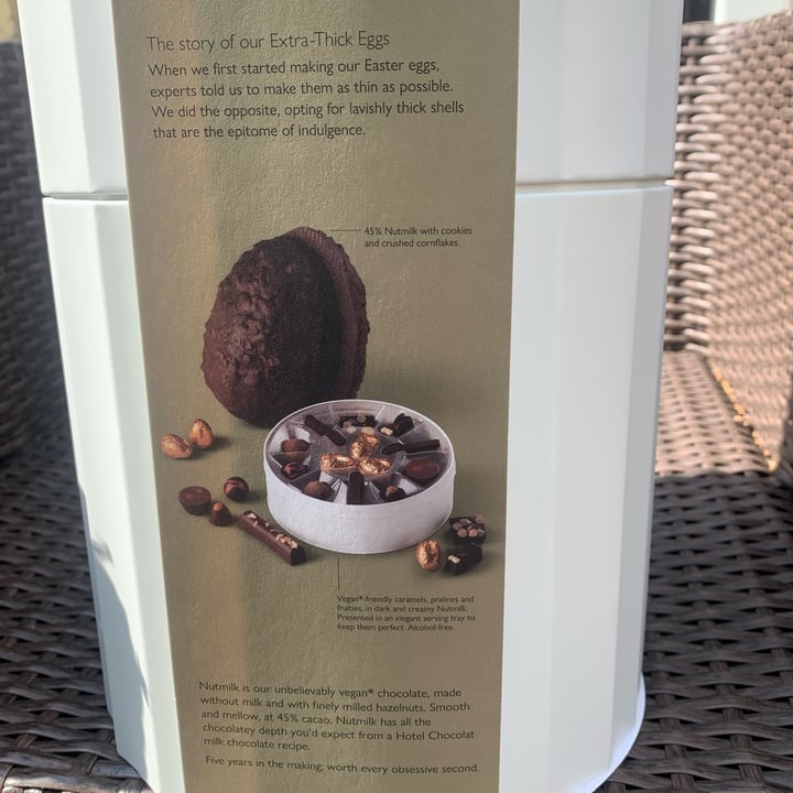 review photo of hotel chocolat The Ostrich Egg, Unbelievably Vegan shared by @veganfooduk on 03 Jun 2022 - review