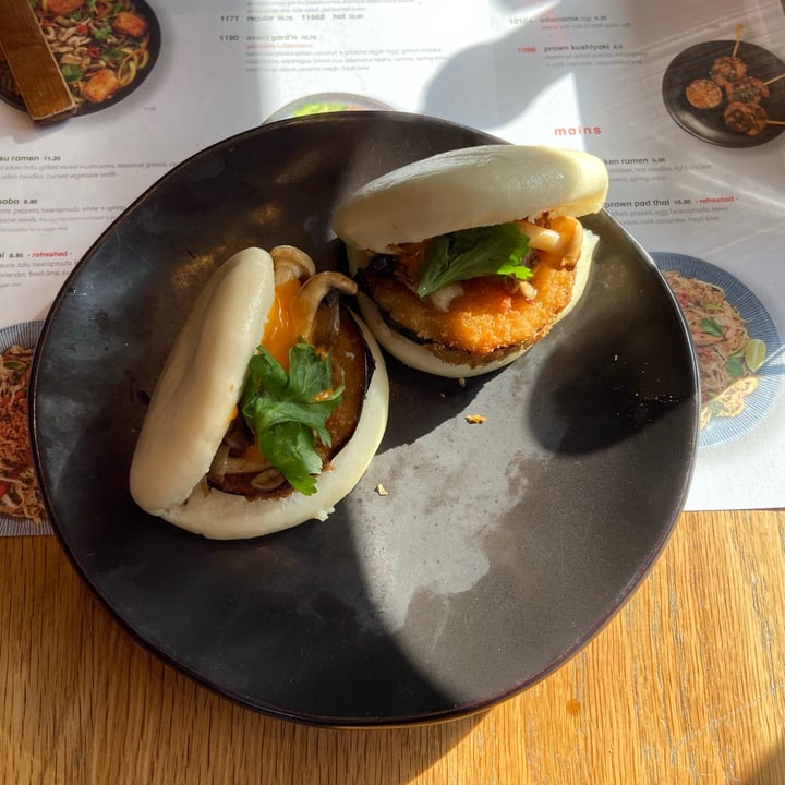 photo of Wagamama Mixed Mushroom Hirata Buns shared by @petermcgill on  02 Sep 2020 - review