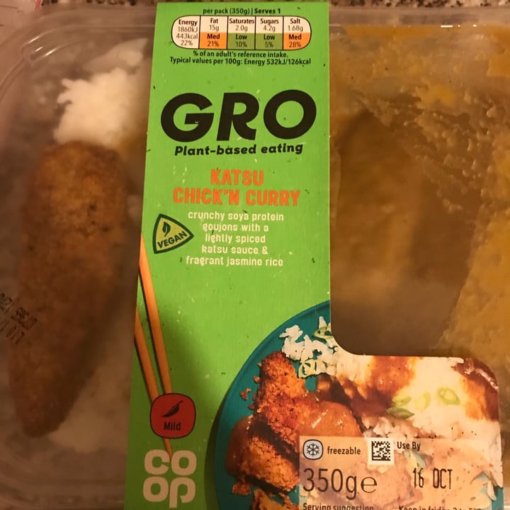 photo of GRO Katsu Curry shared by @lennyb on  08 Oct 2021 - review