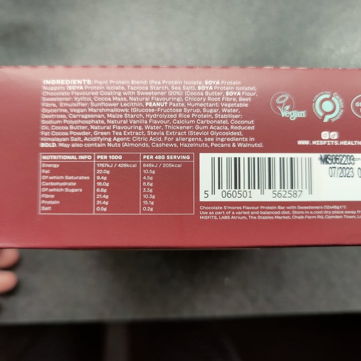 review photo of Misfits chocolate s’mores shared by @hiceman on 11 Nov 2022 - review